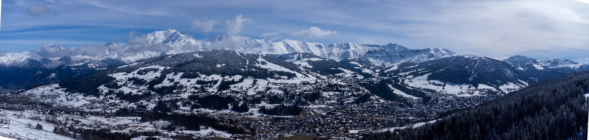 Mont-Blanc, Mont Joly, Megève le 15 mars 2023