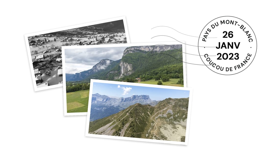 Cartes postales du Pays du Mont-Blanc, le 26 Janvier 2023